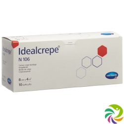 Idealcrepe N106 Elastische Binde 4mx8cm 10 Stück