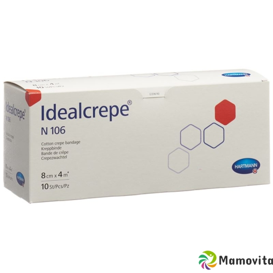 Idealcrepe N106 Elastische Binde 4mx8cm 10 Stück buy online