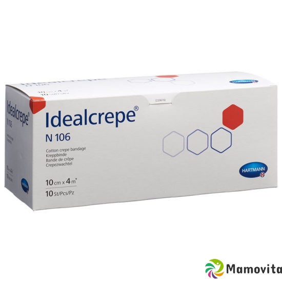 Idealcrepe N106 Elastische Binde 4mx10cm 10 Stück buy online