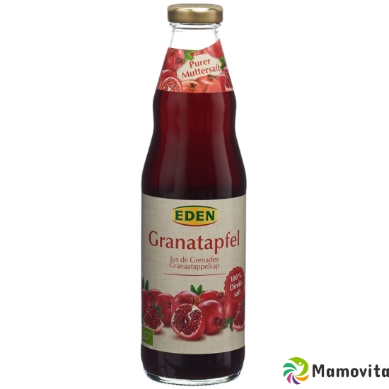 Eden Granatapfel Muttersaft ohne Zucker Pur Bio 750ml buy online