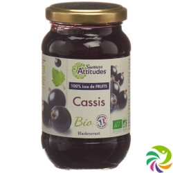 Saveurs Attitudes Konfitüre Cassis Bio 310g