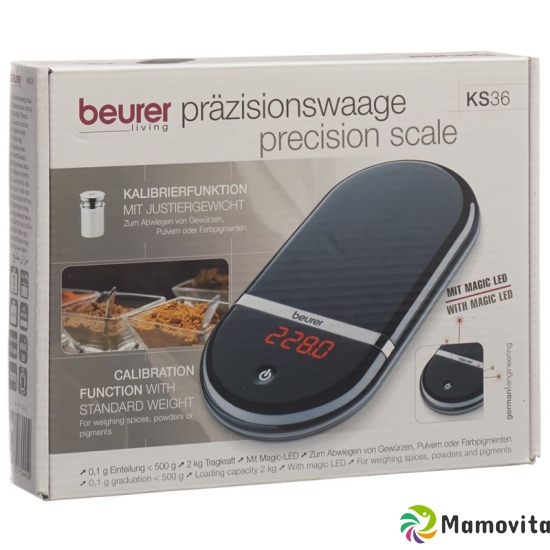 Beurer kitchen scale 0.1gr Digital Ks 36 buy online