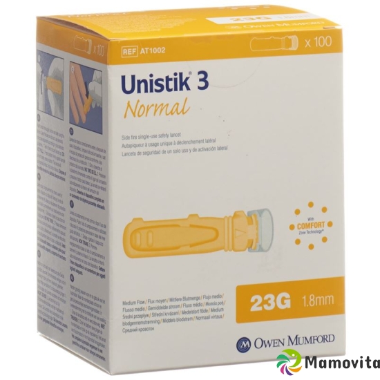 Unistik 3 Lanzetten Normal 100 Stück buy online