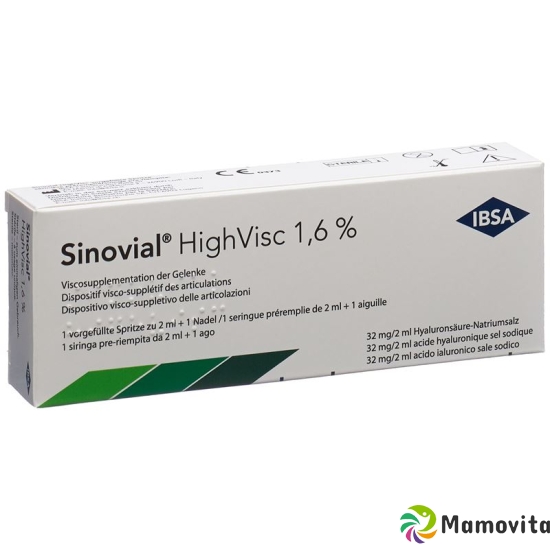 Sinovial High Visc Injektionslösung 1.6% Fertigspritze 2ml buy online