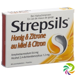 Strepsils Honig & Zitrone 24 Lutschtabletten