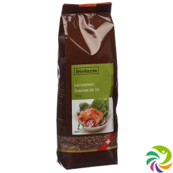 Biofarm Leinsamen Ch Knospe Beutel 350g