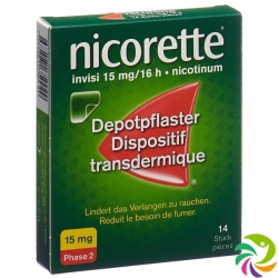 Nicorette Invisi Patch 15 Mg/16h 14 Stück