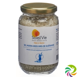 Soleil Vie Meersalz Grau Grob Guerande Topf 300g