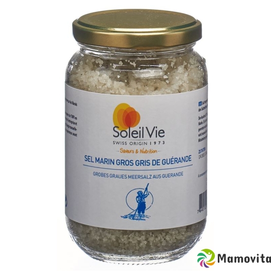 Soleil Vie Meersalz Grau Grob Guerande Topf 300g buy online