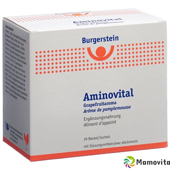 Burgerstein Aminovital Plv Grapefruit Flavor 20 Bags buy online