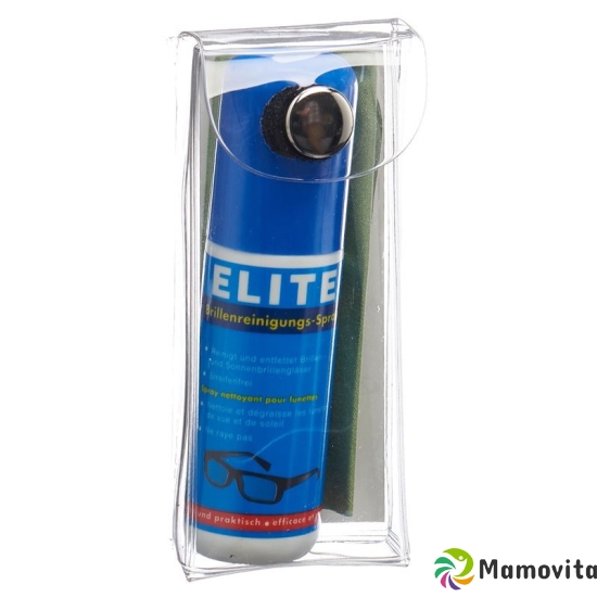 Elite glasses cleaning set spray + microfiber cloth buy online