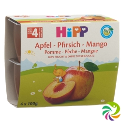 Hipp Frucht Pause Apfel-pfirsich-mango 4x 100g