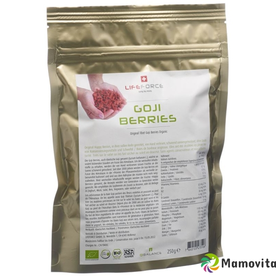 Goji Berries Getrocknet Beutel 250g buy online