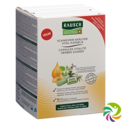 Rausch Kräuter Vital Kapseln 3 Monats-Packung