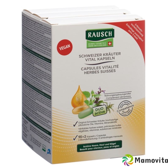 Rausch Kräuter Vital Kapseln 3 Monats-Packung buy online