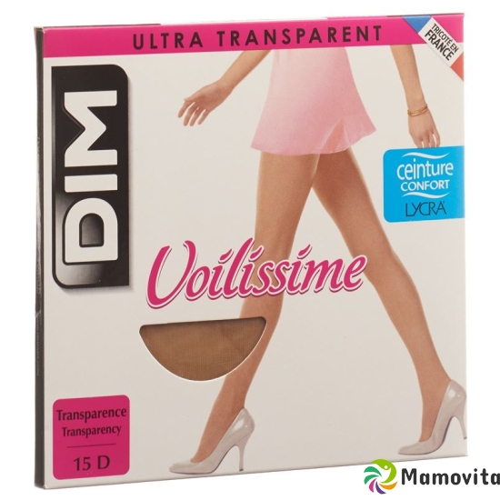 Dim Voilissime Strumpfh Transparent T3 Ambre 1 Paar buy online