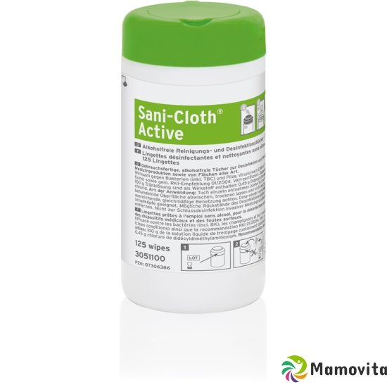 Sani Cloth Act Desinfektionstuech Flaech Dose 125 Stück buy online