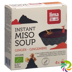 Lima Suppe Miso Instant Ingwer 4x 15g