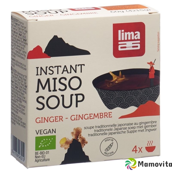 Lima Suppe Miso Instant Ingwer 4x 15g buy online