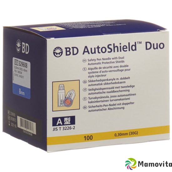 BD Autoshield Tm Duo Sicher-pen-nadel 8mm 100 Stück buy online