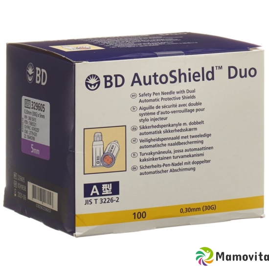 BD Autoshield Tm Duo Sicher-pen-nadel 5mm 100 Stück buy online