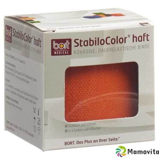 Bort Stabilo Color Bandage 6cmx5m Cohesive Orange buy online