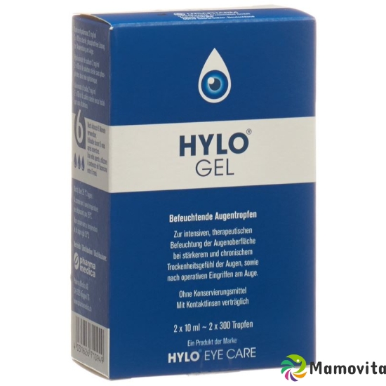 Hylo Gel Augentropfen 2x 10ml buy online