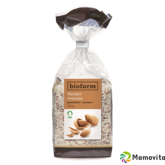 Biofarm Mandeln Gemahlen Knospe Beutel 200g buy online