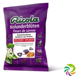 Ricola Holunderblüten Kräuterbonbons ohne Zucker Beutel 125g