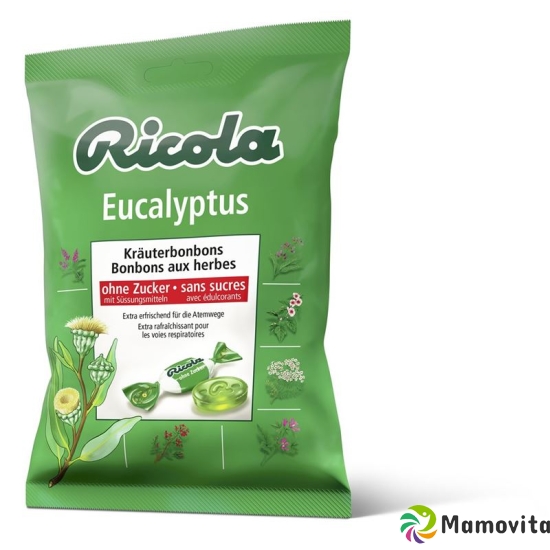 Ricola Eucalyptus Kräuterbonbons ohne Zucker 125g buy online