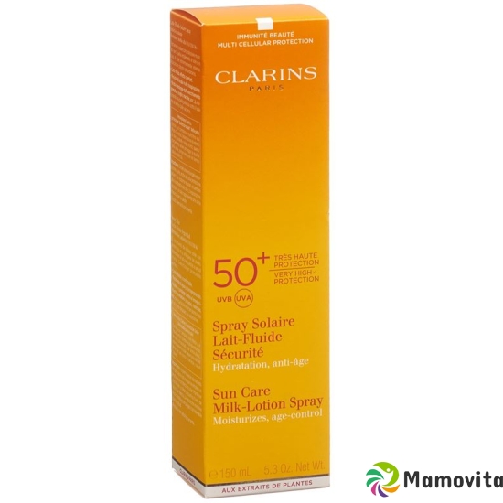 Clarins Solaire Spray Lait Secur Uvb50+ 150ml buy online