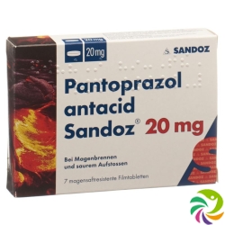 Pantoprazol Antacid Sandoz Filmtabletten 20mg 7 Stück