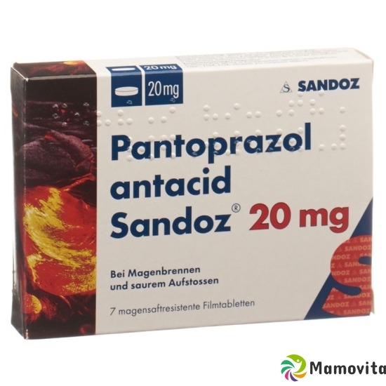 Pantoprazol Antacid Sandoz Filmtabletten 20mg 7 Stück buy online