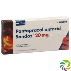 Pantoprazol Antacid Sandoz Filmtabletten 20mg 14 Stück