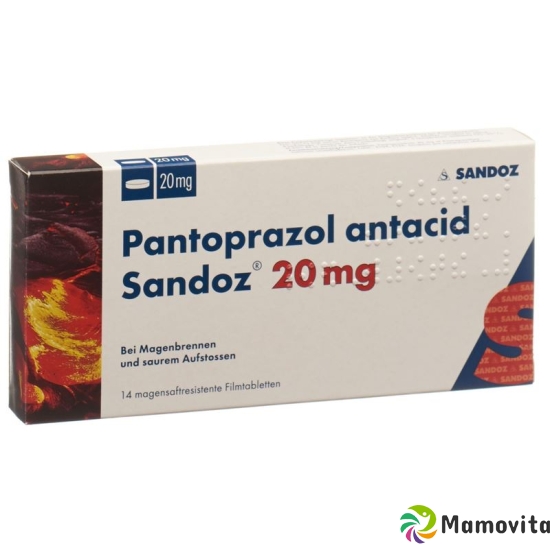 Pantoprazol Antacid Sandoz Filmtabletten 20mg 14 Stück buy online