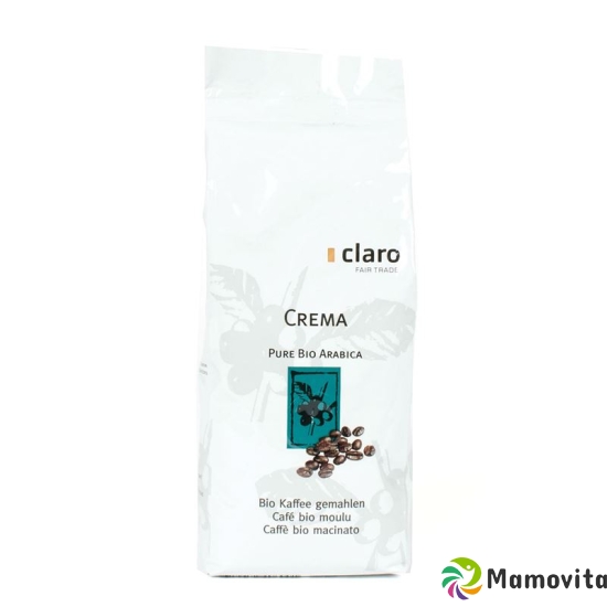 Claro Crema Kaffee Gemahlen Bio Beutel 250g buy online