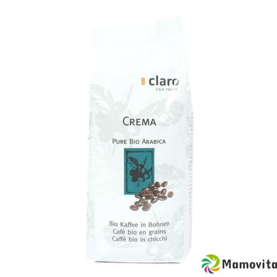 Claro Crema Kaffee Bohnen Bio 500g buy online