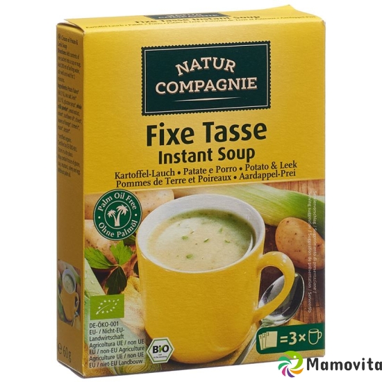 Natur Compagnie Instant Suppe Kart Lauch Bio 60g buy online