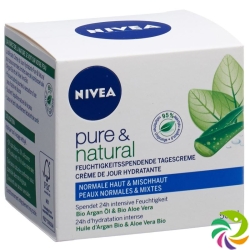 Nivea Visage Pure & Natural Feuchtigkeitsspendende Tagescreme 50ml