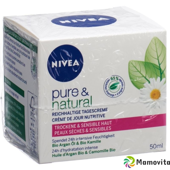 Nivea Visage Pure&nat Tagescreme Reichhaltig 50ml buy online