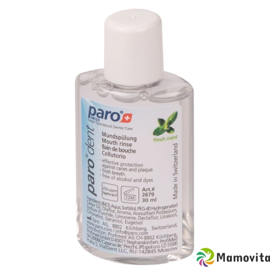 Paro Dent Dentalspülung M Aminfluorid Mini 30ml buy online