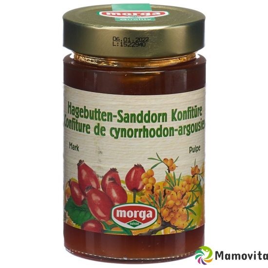 Morga Hagebutten-Sanddorn Konfitüre 350g buy online