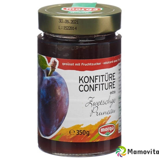 Morga Konfitüre Zwetschge mit Fruchtzucker 350g buy online