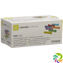 Mylife Lancets Einweglanzetten Multicolor 200 Stück