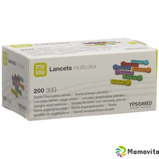 Mylife Lancets Einweglanzetten Multicolor 200 Stück buy online