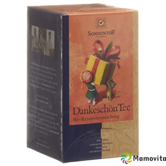 Sonnentor Dankeschoen Tee Doppelkammer 18x 1.5g buy online