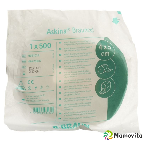 Askina Brauncel Zellstofftupfer 500 Stück buy online