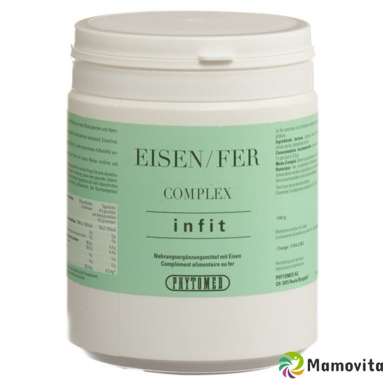 Infit Complex Eisen Pulver 500g buy online