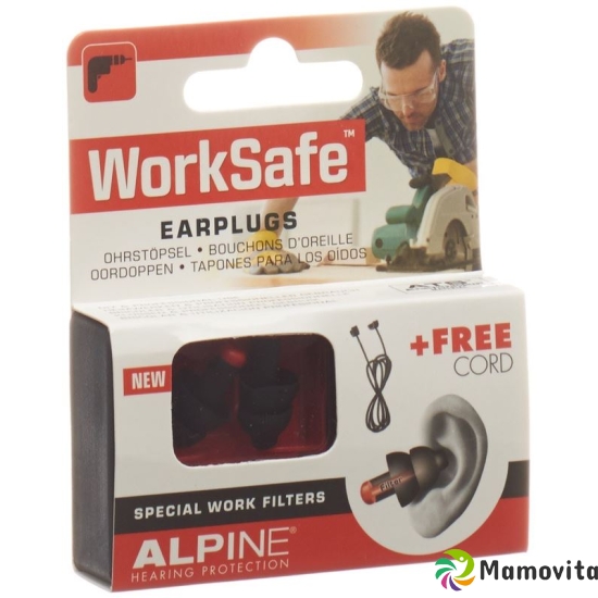 Alpine Worksafe earplugs 1 pair buy online