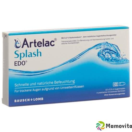 Artelac Splash Edo Augentropfen 10 Monodosis 0.5ml buy online